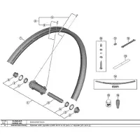 Shimano 300 Mm Wh-m9200-tl-f15-b-29 Ewhspokey0009 Eger Og Nippler Kit 24 Enheder