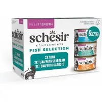 Schesir Økonomipakke: 24 x 70 g Complements i bouillon - Mix (3 varianter)
