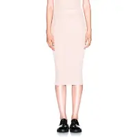 Armani Exchange A|X Armani Exchangetil kvinder. XW001877AF11957M4014 Højtaljet midi-nederdel nude (L), Casual, Klassisk, Viscose, Hudfarvet