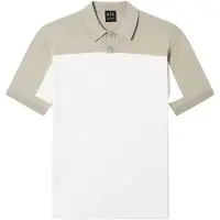 Armani Exchange A|X Armani Exchangetil mænd. XM002151AF22062M1297 Polo Elegant off-white (XXL), Hvid, Casual, Bomuld, Korte ærmer