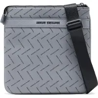 Armani Exchange A|X Armani Exchangetil mænd. XM002597AF22654M8019 Casual grå skuldertaske (OSFA), Polyester