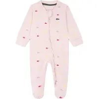 Lacoste Kids Footed Croco Print Langærmet Jumpsuit