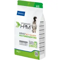 Virbac Hpm Adult Salmon Neutered & Entire Kattemad 7kg