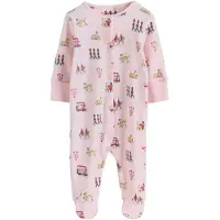 Next Nattøj 'Cath Kidston London' beige / lyserød / rød / sort