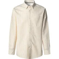 Pepe Jeans Pepe Jeanstil mænd. PM3091209 Skjorte Prescot gul (XL), Casual, Bomuld, Lange ærmer