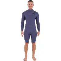 Hurley Air 3/2 Mm Springsuit Langærmet Neopren-dragt Med Brystlynlås