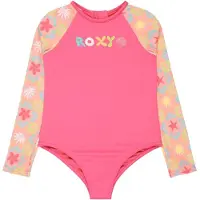 Roxy Check Tw Langærmet Shorty-våddragt Med Lynlås Bagpå Til Junior