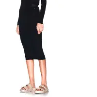 Armani Exchange A|X Armani Exchangetil kvinder. XW001877AF11957MC005 Højtaljet nederdel sort (S), Casual, Klassisk, Viscose