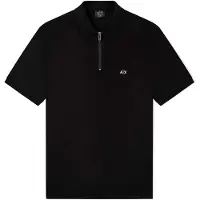Armani Exchange A|X Armani Exchangetil mænd. XM002372AF21936UC001 Polo stof sort (XS), Casual, Viscose, Korte ærmer