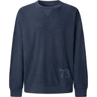 Pepe Jeans Pepe Jeanstil mænd. PM5800164 Gaston navy sweatshirt (L), Casual, Bomuld, Blå