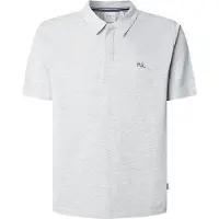 Pepe Jeans Pepe Jeanstil mænd. PM5400076 Corbin grå polo shirt (XL), Casual, Bomuld, Korte ærmer