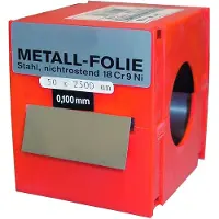 Vogel's Rulle Med Kalibreret Rustfrit Stålbånd 2.5 M X 50 Mm 0.03 Mm