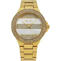 So & Co New York Dameur 5242.3 SoHo Sølvfarvet/Gul guldtonet