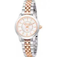 Just cavalli Dameur JC1L333M0065 Allegra Hvid/Rosaguldtonet stål