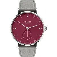 Nomos Glashütte Dameur N-1123 Metro Rød/Tekstil Ø33 mm