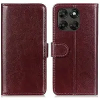 Mtp Products Motorola Moto G77/G67 Pung Etui med Stativ - Brun
