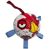 Duvo+ fodboldlegetøj + pumpe FOOTBALL BIRDY 15 cm