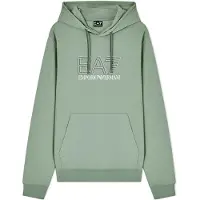 EA7 EA7til mænd. 7M001313_AF13512 Sweatshirt Visibility M grøn (XXL), Blå, Casual, Sport, Sportstøj, Multisport, Polyester, Korte ærmer