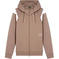 Emporio Armani EA7til mænd. 7M001278_AF12681 Core Identity sweatshirt i beige (L), Casual, Sport, Bomuld, Sportstøj, Multisport