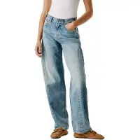 Pepe Jeans Pepe Jeanstil kvinder. PL2051028 Jeans Loose Bow blå (31/32), Casual, Bomuld, Denim