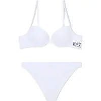 EA7 EA7til kvinder. 7W000320_AF20663 Bikini svømmekostume Vandsport hvid (XS), Badetøj, Polyester