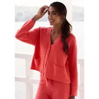Elbsand Cardigan knaldrød