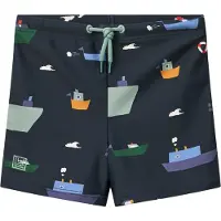 Liewood Badeshorts 'Otto' blå / marin / mørkegrøn / orange
