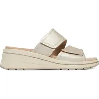 Caprice Mule, metallic, made of Leather with Wedge heel, Size 39