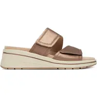 Caprice Mule, brown, made of Leather with Wedge heel, Size 36