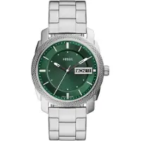 Fossil Herreur FS5899 Machine Grøn/Stål Ø42 mm
