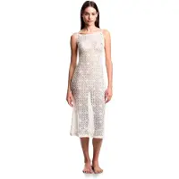 Emporio Armani Emporio Armanitil kvinder. EW000608_AF20251 Beige blondekjole (XS), Bomuld, Badetøj, Uden ærmer/stropper