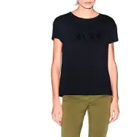 Armani Exchange A|X Armani Exchangetil kvinder. XW002290AF17172UC001 T-shirt Cut sort (XXL), Casual, Bomuld, Korte ærmer