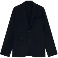 Armani Exchange A|X Armani Exchangetil mænd. XM002075AF22572UC001 Dekonstrueret sort blazer (44), Casual, Klassisk, Polyester