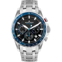 Jacques Lemans Herreur 1-2099E Liverpool Sort/Stål Ø42 mm
