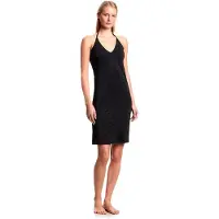 Emporio Armani Emporio Armanitil kvinder. EW004085_AF20255 Strandkjole sort (XL), Casual, Polyester, Uden ærmer/stropper