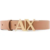 Armani Exchange A|X Armani Exchangetil kvinder. 941125CC719U6299 Brunt logo-bælte (75cm), Casual, Læder