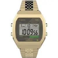 Timex TW2V74300 T80 LCD/Gul guldtonet stål