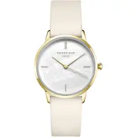 Rosefield Dameur RMBLG-R04 The Pearl Edit Hvid/Læder Ø36 mm