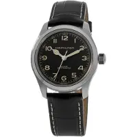 Hamilton Herreur H70405730 Khaki Field Murph Sort/Læder Ø38 mm