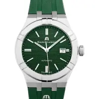 Maurice Lacroix Herreur AI6008-SS000-630-5 Aikon Grøn/Gummi Ø42 mm