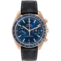 Omega Herreur 329.53.44.51.03.001 Speedmaster Racing Blå/Læder