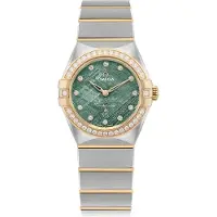 Omega Dameur 131.25.28.60.99.002 Constellation Quartz 28mm Grøn/18