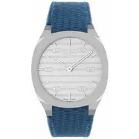 Gucci YA163422 Sølvfarvet/Læder Ø38 mm