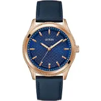 GUESS Herreur GW0846G2 Dex Blå/Læder Ø44 mm