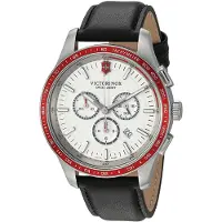 Victorinox Herreur 241819 Alliance Sølvfarvet/Læder Ø44 mm
