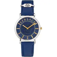 Versace Dameur VEK400121 Blå/Læder Ø36 mm