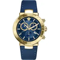 Versace Herreur VEPY00921 Urban Mystique Blå/Læder Ø44 mm
