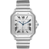 Cartier Herreur WSSA0018 Santos De Hvid/Stål