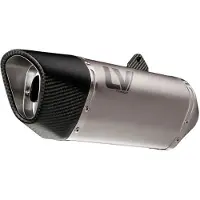 Leovince Lv-14 R Titanium Kawasaki Klz 1000 Abs 19-24 Homologeret Lyddæmper