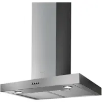 Elica Spot NG H6 IX/A/60 - Hætte - skorsten flad - bredde: 59.8 cm - dybde: 45 cm - udtrækning og recirkulation (-) - rustfrit stål